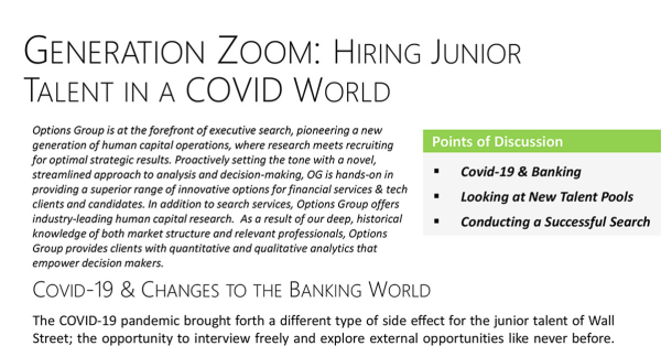 Generation Zoom – Hiring Junior Talent in a COVID World